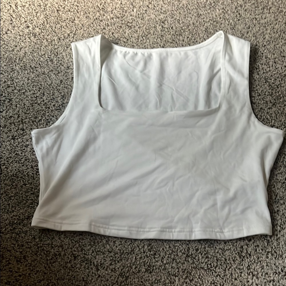 White Sleeveless Women's Top